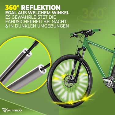 Набір велосипедних LED-ліхтарів MIVELO SMART ONE 100 люкс, акумулятор 2000 мА·год, авто-сенсор, USB зарядка, водонепроникний, передня і задня фара, з рефлекторами, сертифікат StVZO, енергоефективність A+++