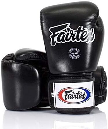 Боксерські рукавички Fairtex BGV1 Чорні Триколірні 14 унцій