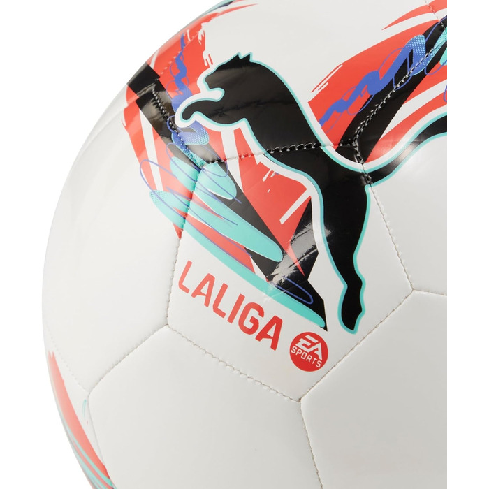Футбольний м'яч PUMA Orbita La Liga 1, розмір 5, білий, мультиколор, для дорослих