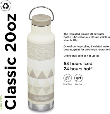 Пляшка для води Klean Kanteen Classic VI (592 мл, Salinen)