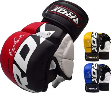 RDX MMA рукавички для спарингу та бойових мистецтв, відкриті, вентильовані, для чоловіків і жінок, для муай тай, кікбоксингу, греплінгу