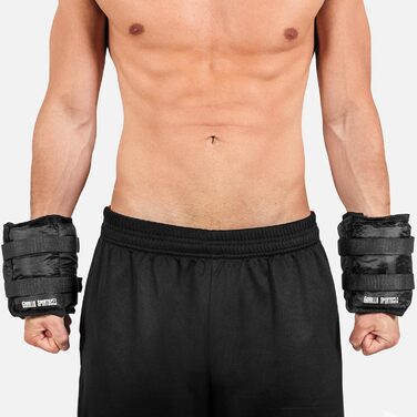Обтяжувачі для рук і ніг GORILLA SPORTS, регульовані, набір 2 шт, 1-10 кг