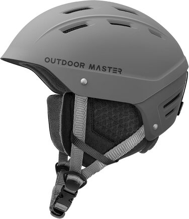 Шолом OutdoorMaster Kelvin II матовий сірий (S, 48-54CM)