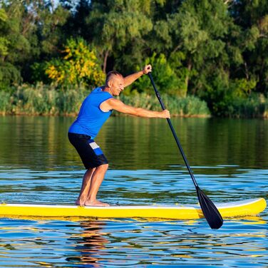 Алюмінієве телескопічне весло Ejoyous 163-215 см для SUP-дошки, каяка, серфінгу та човна з антиковзкою ручкою
