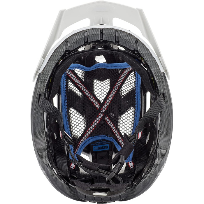 Велосипедний шолом Casco CUDA 2 біло-чорний, захисний