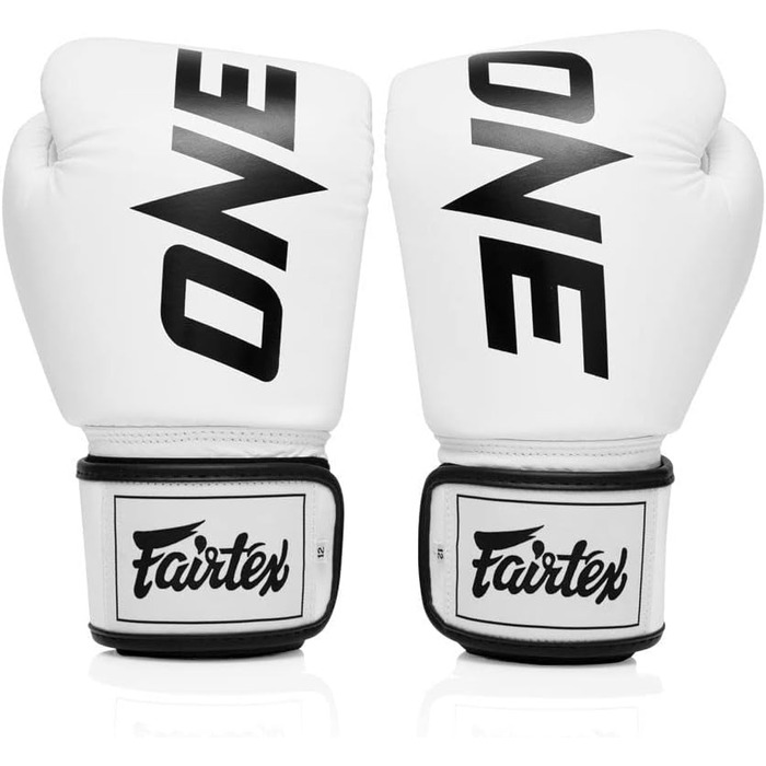 Рукавички Fairtex BGV1 ONE Муай Тай 16 унцій Білі