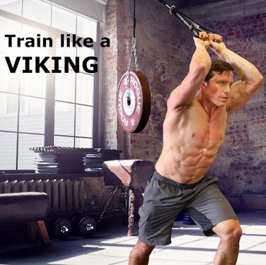 Тросова система Vikingstrength для трицепсів, біцепсів і тяги LAT