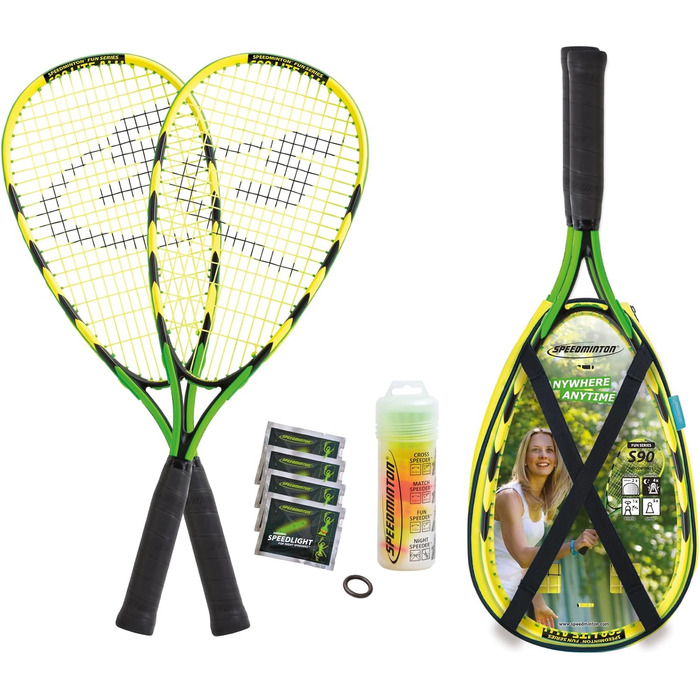 Набір для бадмінтону Speedminton S90 у рюкзаку X-Back, професійний комплект для швидкісного бадмінтону