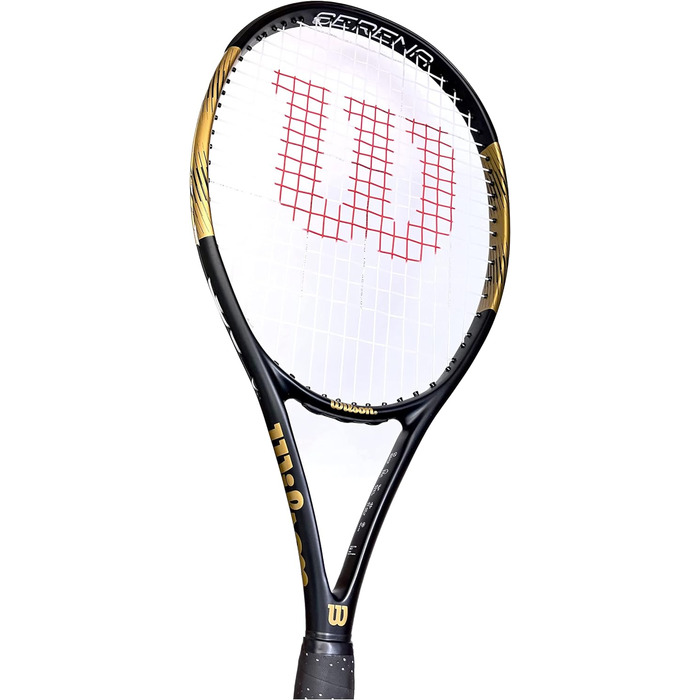 Ракетка для дорослих Wilson Serena Elite 103, чорна/золота ручка 1 (4 1/8')