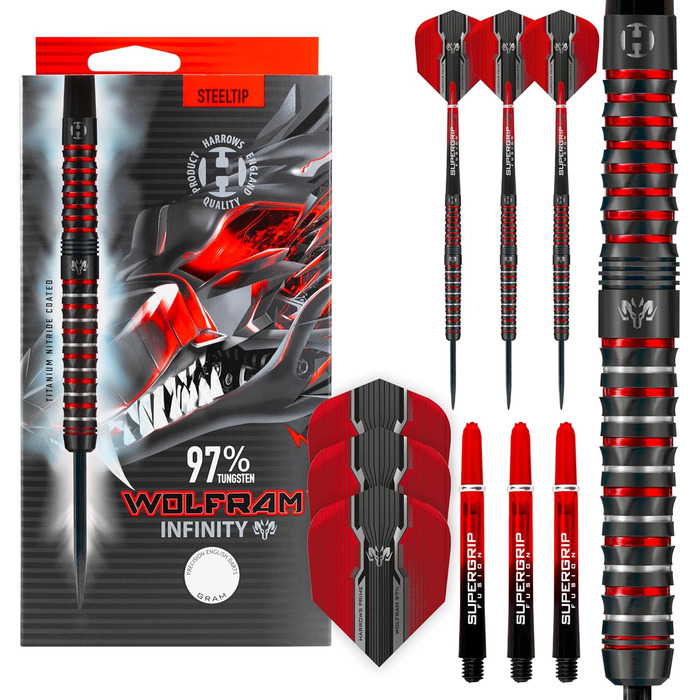 Борони Tungsten Infinity Darts 97 Вольфрамова сталь наконечник