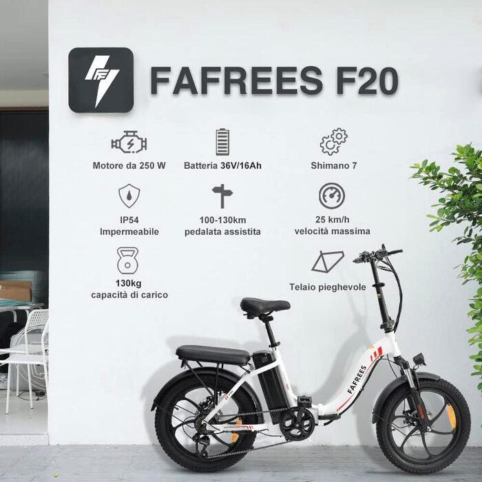 Електровелосипед Fafrees F20 Fatbike, 36В 16Ач, 20