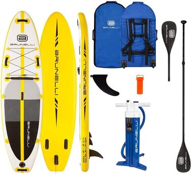 Надувна SUP-дошка Brunelli 10.0 Premium 305x78 см для веслування стоячи, серфінгу, з веслом