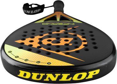 Ракетка Dunlop Inferno Carbon Extreme, жовтий/помаранчевий