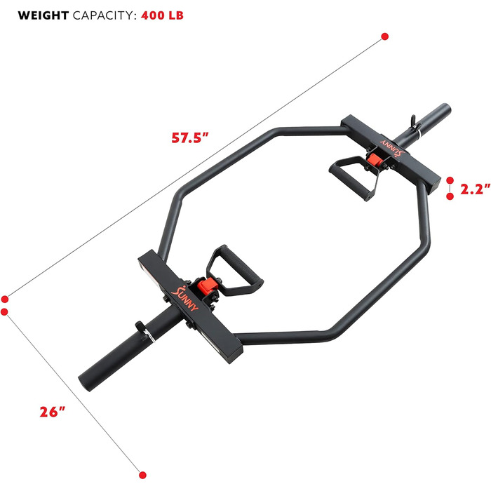Штанга Sunny Health & Fitness OB-TRAP для тяги та знизування плечима