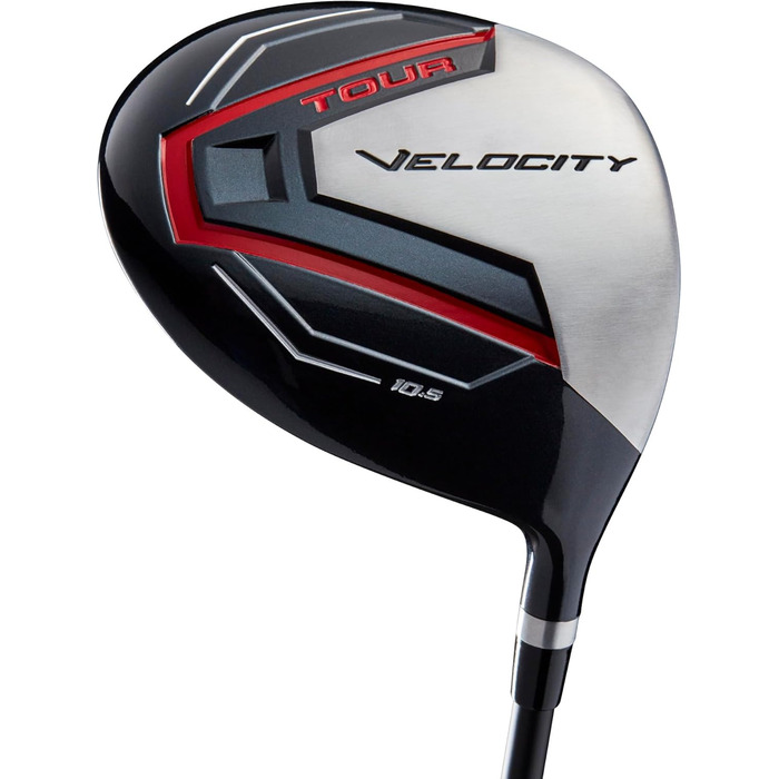 Набір ключок для гольфу WILSON Tour Velocity, 11 шт, чорний/червоний