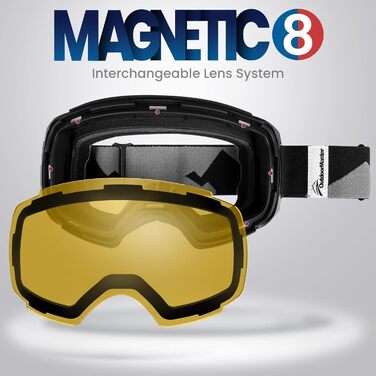 Лінзи OutdoorMaster Ski Goggles PRO - поляризовані, VLT 75, жовті