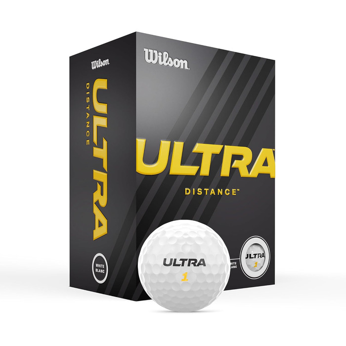 М'ячі Wilson Ultra Distance, 24 шт., білі