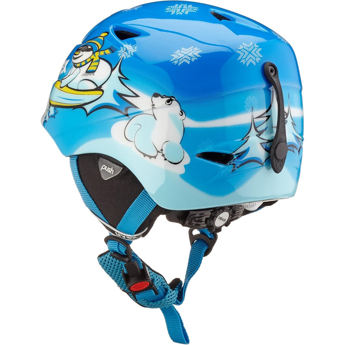 Лижний шолом Uvex Kids Airwing 2 (46-50 см, Синій Сніговик)