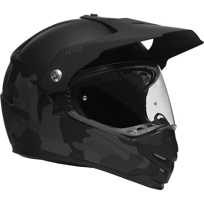 Мотошолом IMX RACING MXT-01 для бездоріжжя, 2 розміри оболонки, 3 розміри EPS, скло з UV-фільтром і сонцезахистом, знімна підкладка