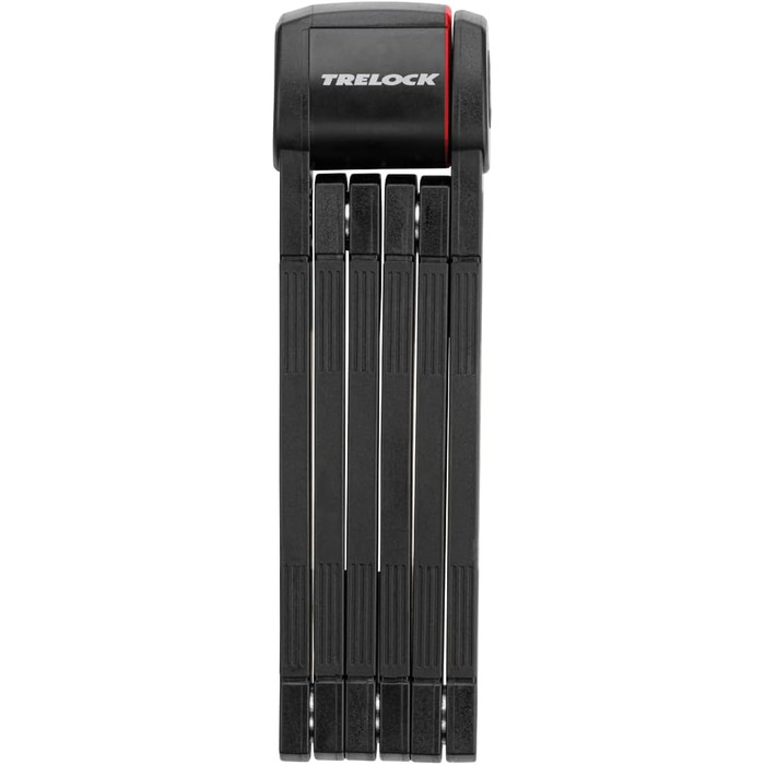 Складаний велосипедний замок TRELOCK FS 380/85 TRIGO, 85 см, з тримачем, рівень безпеки 9, 2 ключі, чорний