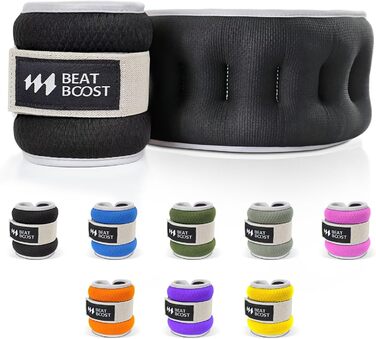 Утяжувачі на щиколотку та зап'ястя BeatBoost 2 шт, 4,5 кг, для жінок і чоловіків, регульовані ремені, для ходьби, пілатесу, тренувань, фітнесу, аеробіки