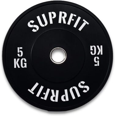 Накладки на бампер SUPRFIT 50мм, 5-25кг, амортизуючий, чорн/білий, 5кг