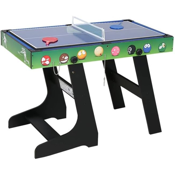 Стіл HLC 4-в-1: футбол, більярд, теніс, AirHockey