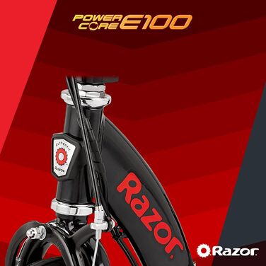 Електросамокатб Razor Power Core E100, 100 Вт, 8", до 11 миль/год, 60 хв, від 8 років