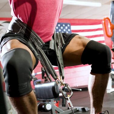 Великий пояс Spud Black Belt Squat для підняття ваги, силових тренувань і пауерліфтингу від Spud, Inc.