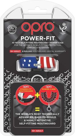 Капа спортивна OPRO Power-Fit Unisex Youth (для дорослих, США)