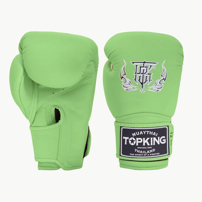 Боксерські рукавички Top King Super Muay Thai, 16 унцій, зелені