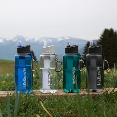 Пляшка для води LifeStraw 1л пластикова 006-6002148 2-х ступінчаста (1 л, 1 л.)