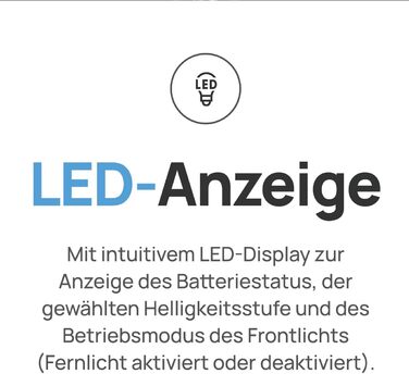 FISCHER велосипедна LED-фара 100 Люкс, з дальнім світлом, сенсорним режимом, водозахищена, легке кріплення, чорна
