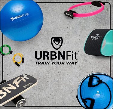 М'яч для вправ URBNFit Anti-Burst 55 см синій