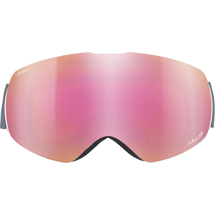 Гірськолижні окуляри Julbo Unisex Moonlight L рожева / сіра оправа - рожева лінза з синім дзеркалом