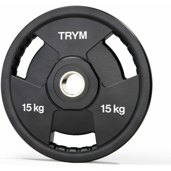 Набір пластин Trym, 2x10/15/20 кг, Ø50мм, Tri-Grip, Чавун, Чорний