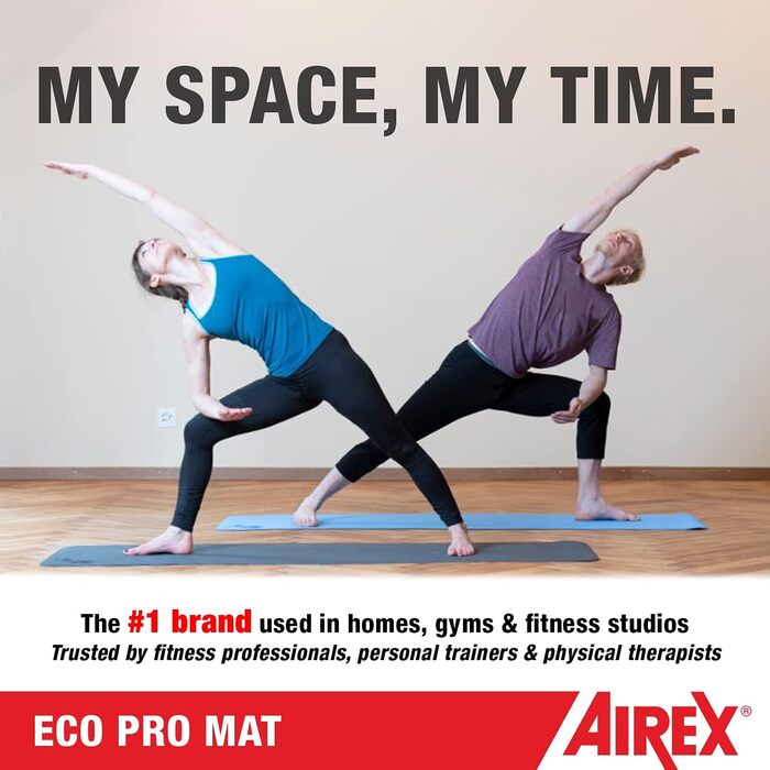 Килимок для йоги Airex Eco Grip (антрацит)