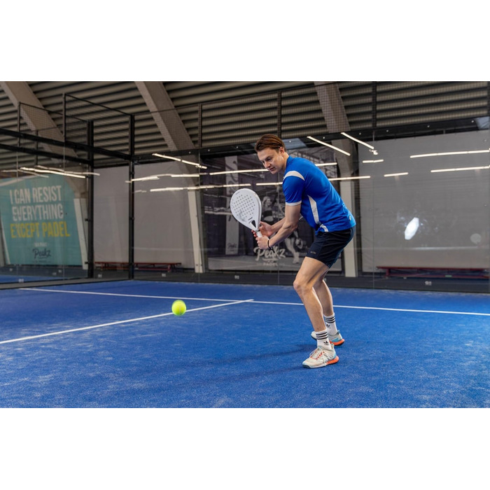 Ракетка VirtuFit Padel - Управління - Початківець/Просунутий - Біло/Чорна