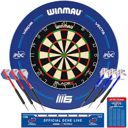 Дошка для дартсу WINMAU Blade 6 - професійна щетина, турнірний набір