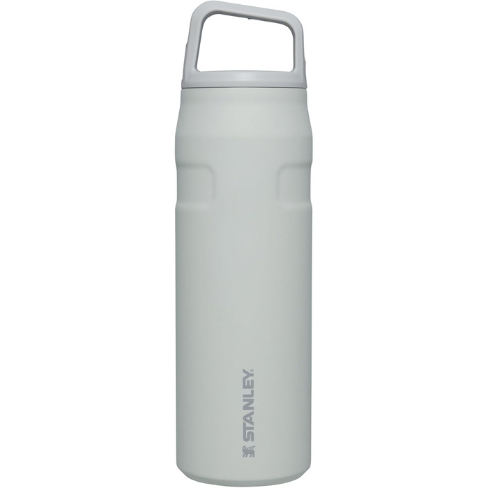 Термобутилка Stanley IceFlow 1 л з кришкою та ручкою, ізольована, з широким горлом, з нержавіючої сталі, BPA-free, для спорту та подорожей, колір Nebelglimmer