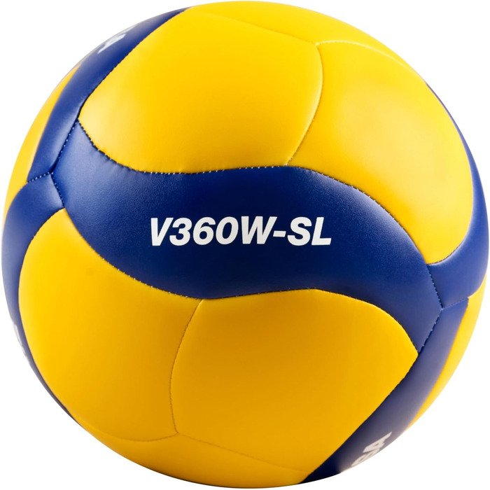 Волейбольний м'яч Mikasa V360W-SL, офіційний, синьо-жовтий