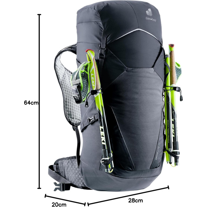 Deuter Speed Lite 30 легкий туристичний рюкзак 30 л (чорний)
