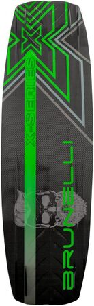 Пакет вейкборду Brunelli Carbon 138 см Wake Binding Wakeboard Binding S/M (38-42)