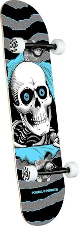 Скейтборд Powell Peralta Ripper сріблястий/світло-блакитний 7,75x31,08'