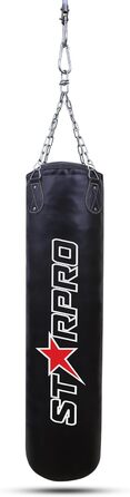 Боксерський мішок Starpro 120 см, наповнений, з ланцюгом, для дорослих, підвісний, сандак для боксу