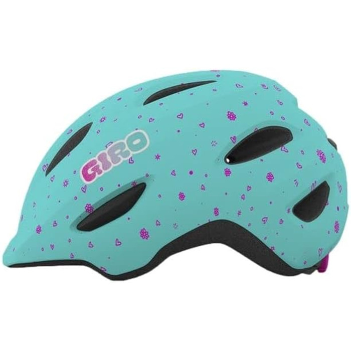 Велосипедний шолом Giro Scamp для дітей Matt Screaming Teal (2022) маленький (49-53 см)