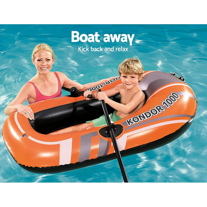 Човен Bestway Hydro Force Raft червоний комплект для плавання