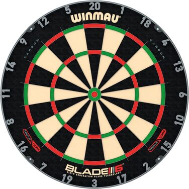 Дошки для дартсу Winmau Blade 5/6 (чорний/білий/червоний/зелений)