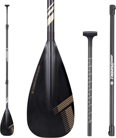 Весло THURSO SURF Carbon Hybrid SUP/Kayak, 3 частини, 180-220 см