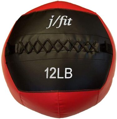 Медичний м'яч JFIT для стіни, 10 вагових варіантів, 1,8–13,6 кг, міцний для тренувань, кардіо та зміцнення корпусу